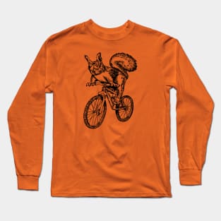 SEEMBO Squirrel Cycling Bicycle Cyclist Bicycling Bike Biker Long Sleeve T-Shirt